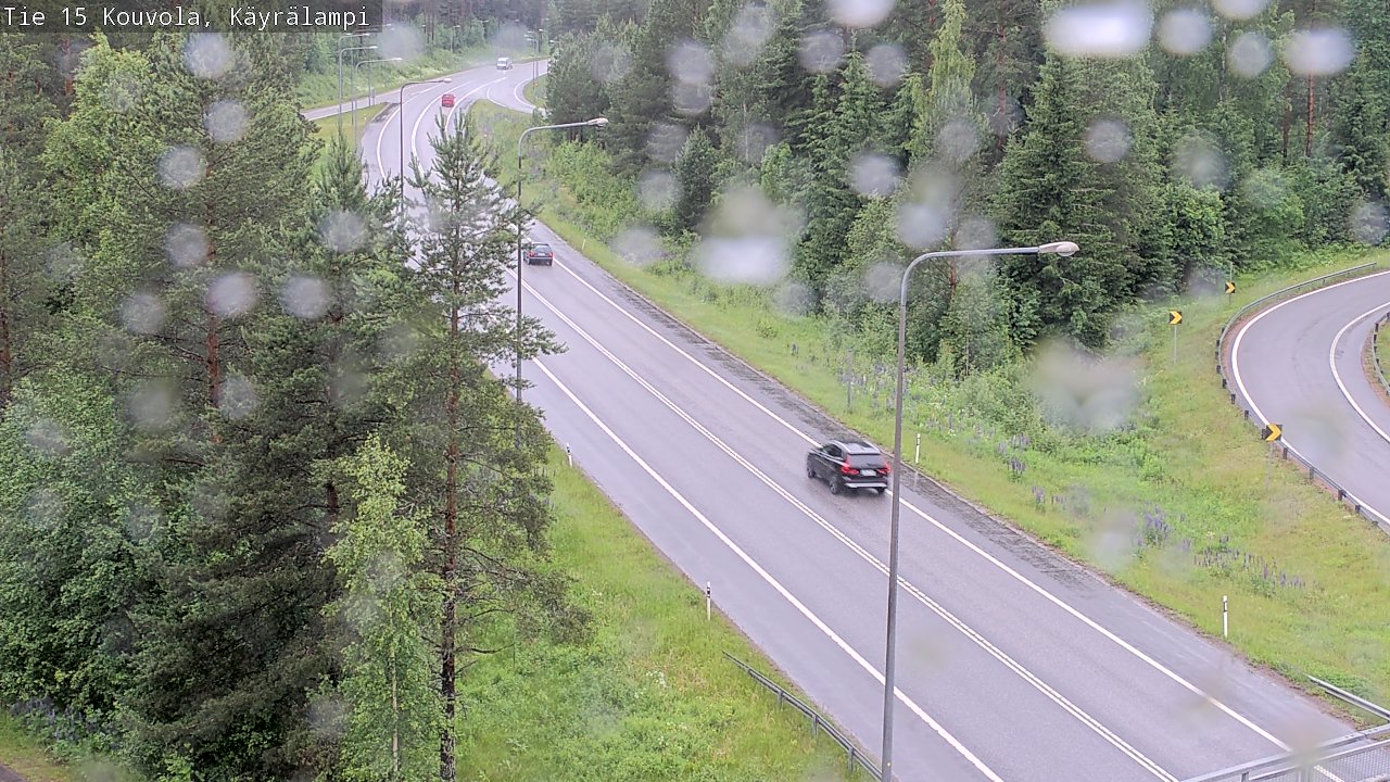 Weather Camera Image Väg 15 Kouvola, Käyrälampi, Kouvola, Kymenlaakso