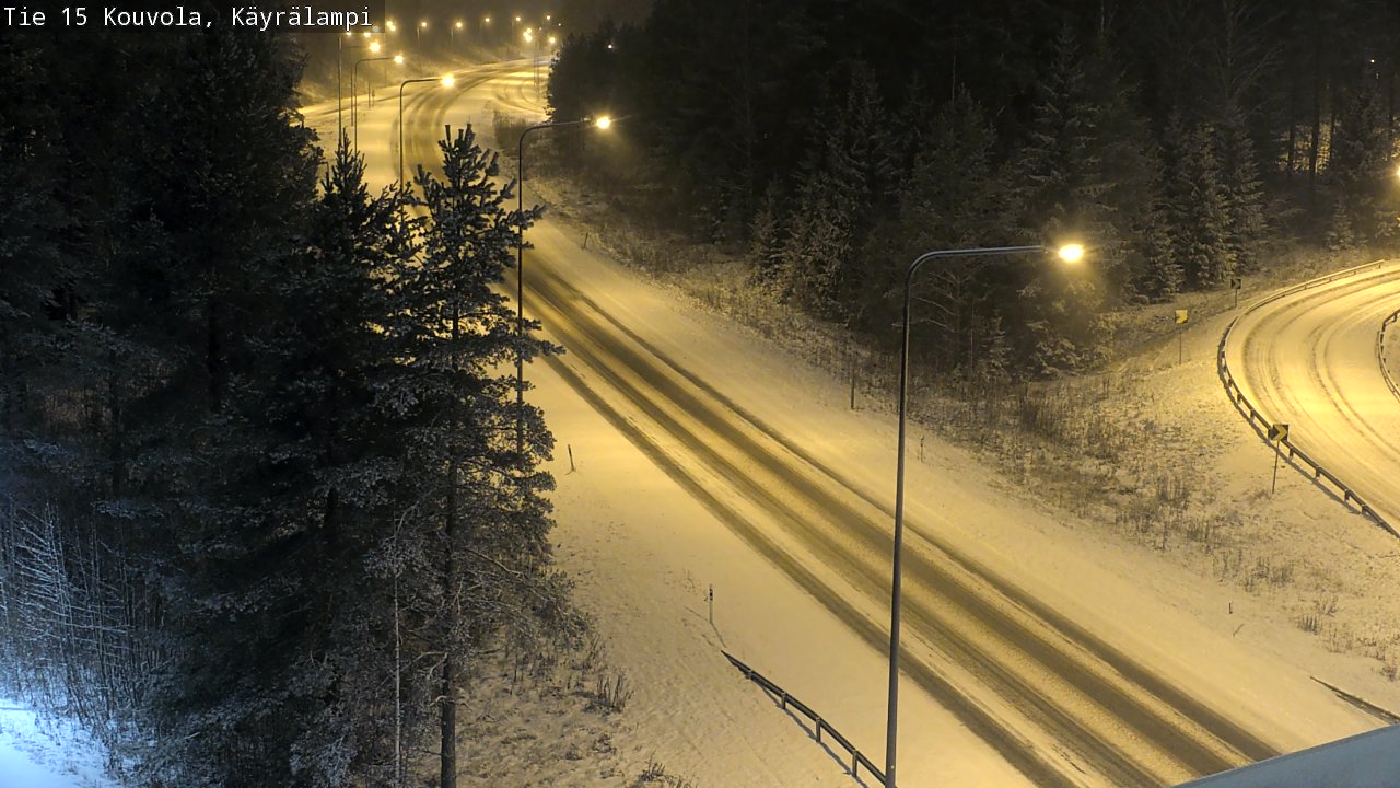 Weather Camera Image Road 15 Kouvola, Käyrälampi, Kouvola, Kymenlaakso