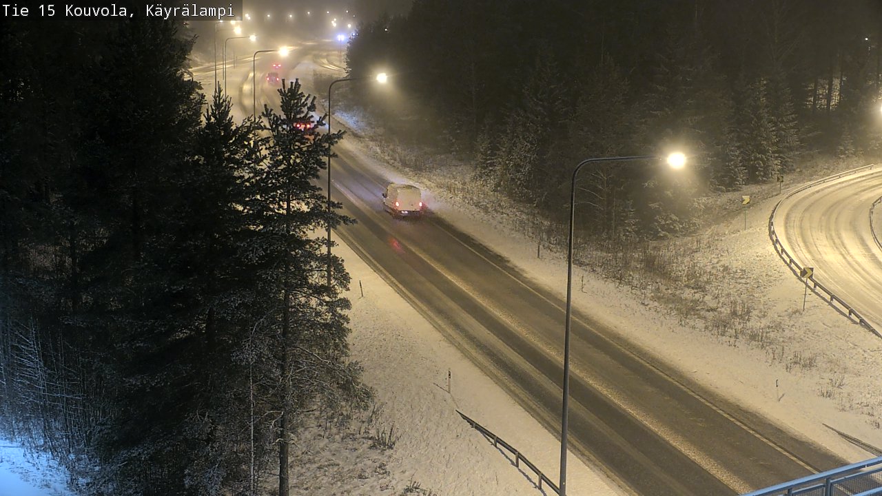 Weather Camera Image Road 15 Kouvola, Käyrälampi, Kouvola, Kymenlaakso