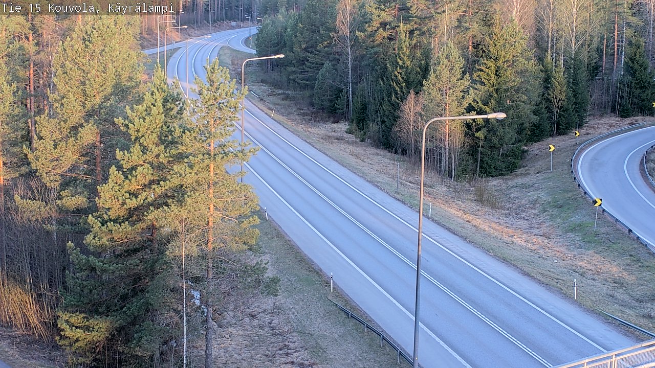 Weather Camera Image Road 15 Kouvola, Käyrälampi, Kouvola, Kymenlaakso