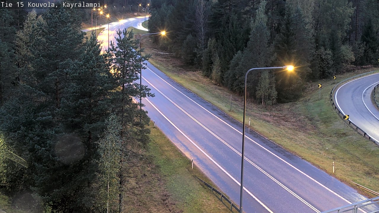 Weather Camera Image Road 15 Kouvola, Käyrälampi, Kouvola, Kymenlaakso