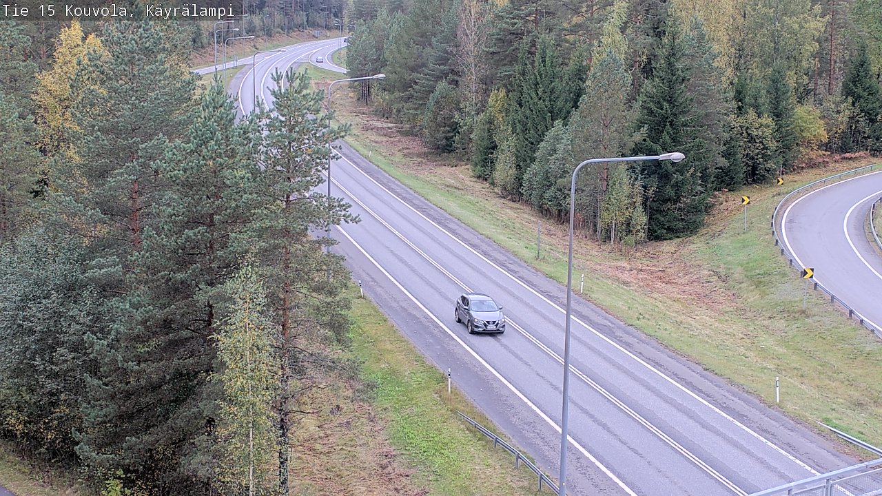 Weather Camera Image Road 15 Kouvola, Käyrälampi, Kouvola, Kymenlaakso
