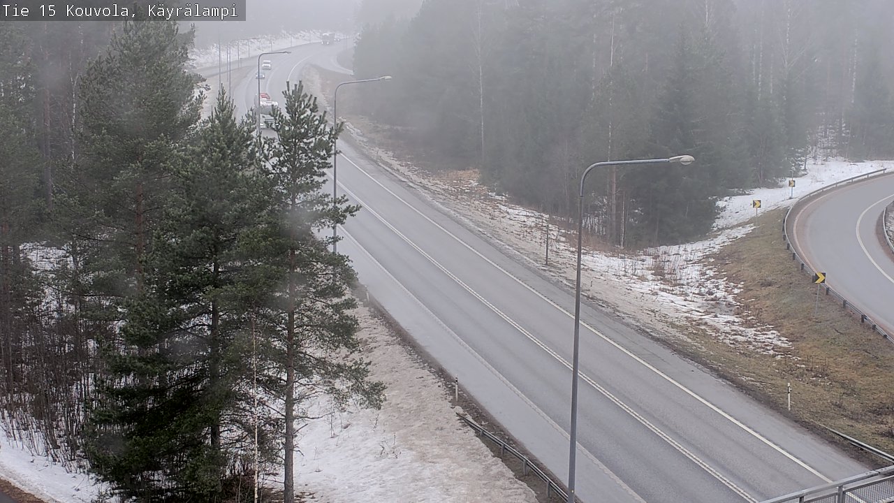 Weather Camera Image Väg 15 Kouvola, Käyrälampi, Kouvola, Kymenlaakso