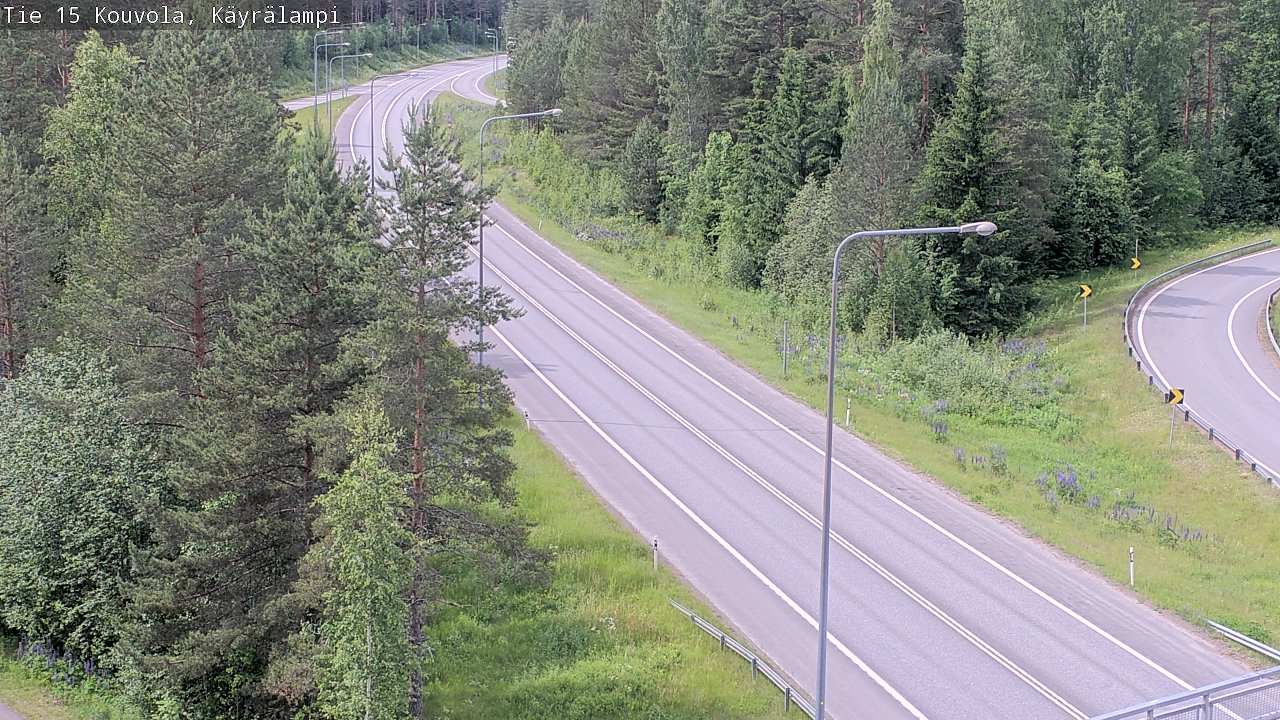 Kelikamerat Kuva Tie 15 Kouvola, Käyrälampi, Kouvola, Kymenlaakso