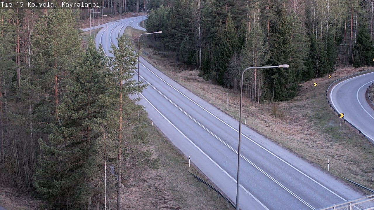 Weather Camera Image Road 15 Kouvola, Käyrälampi, Kouvola, Kymenlaakso