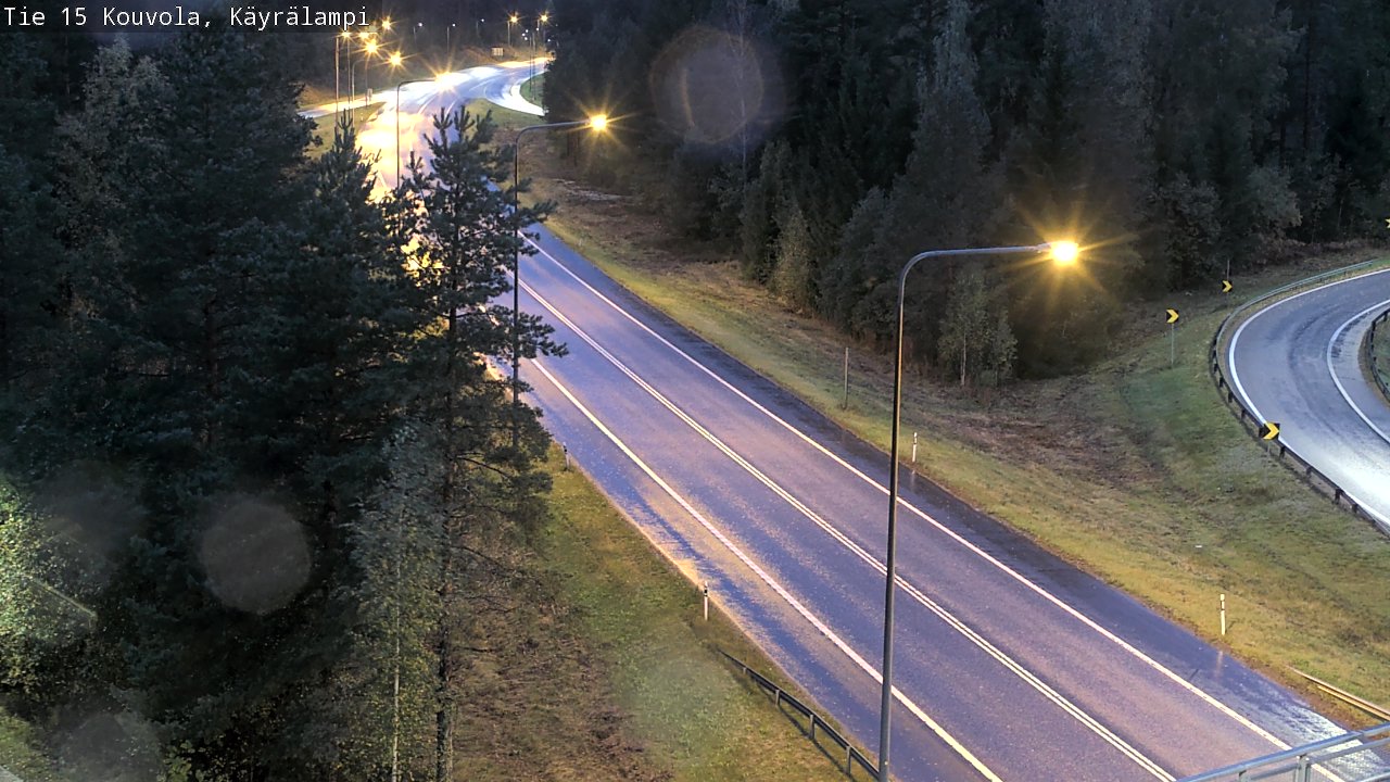 Weather Camera Image Road 15 Kouvola, Käyrälampi, Kouvola, Kymenlaakso