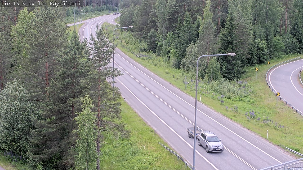 Kelikamerat Kuva Tie 15 Kouvola, Käyrälampi, Kouvola, Kymenlaakso