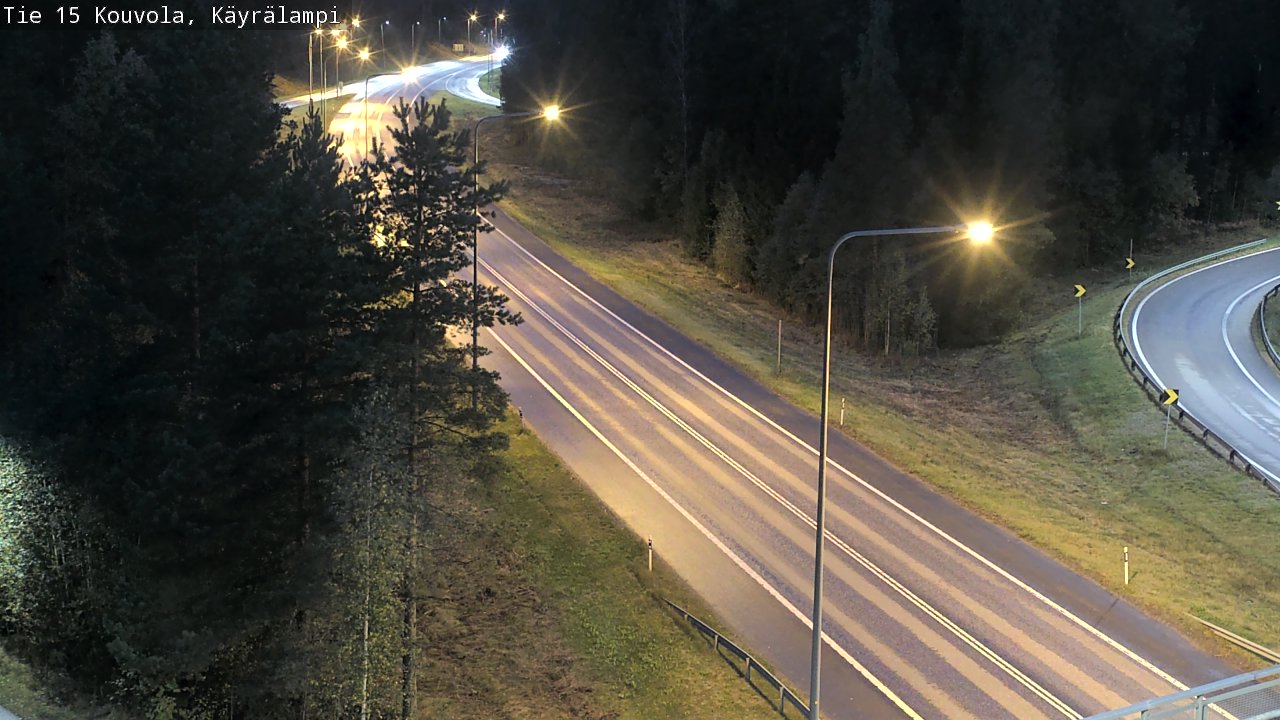 Weather Camera Image Road 15 Kouvola, Käyrälampi, Kouvola, Kymenlaakso