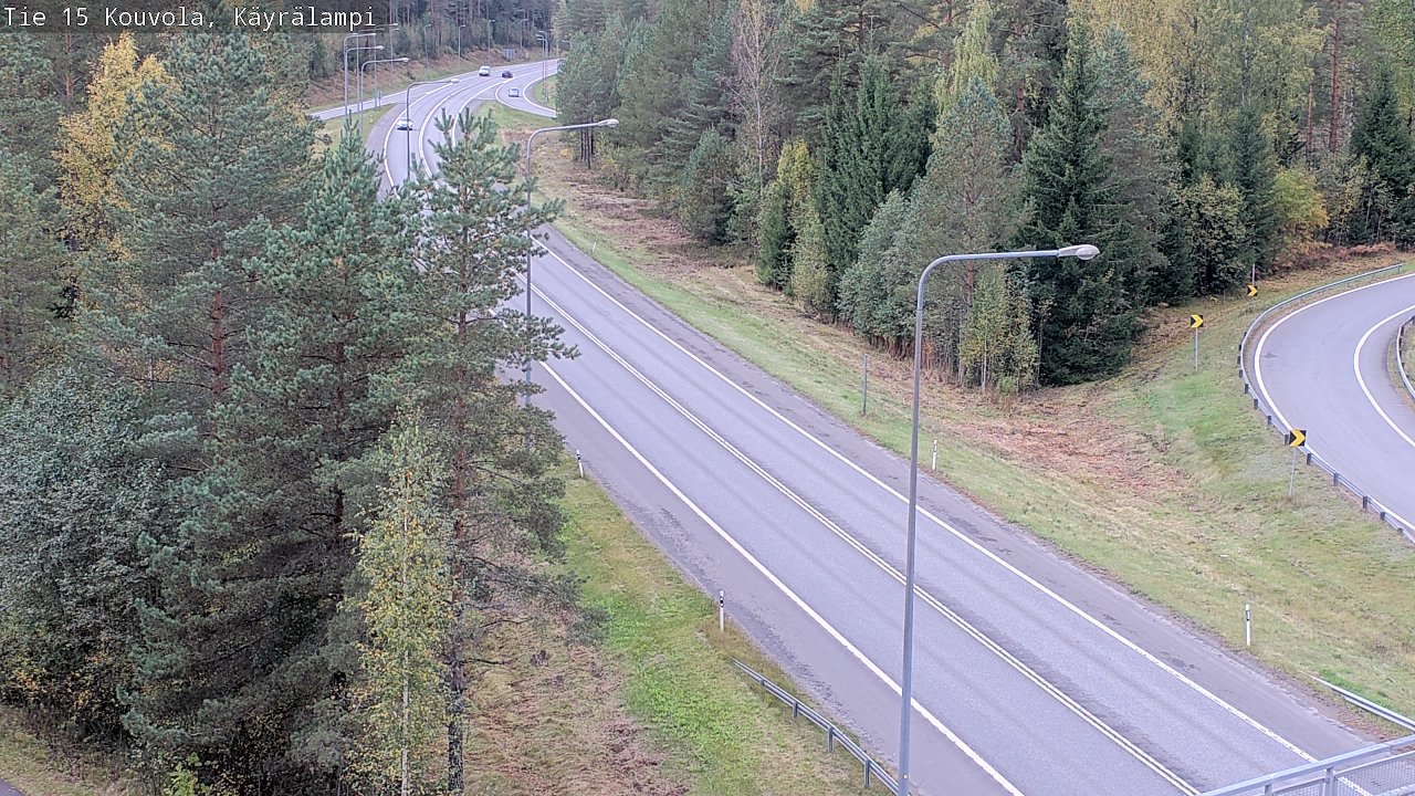 Weather Camera Image Road 15 Kouvola, Käyrälampi, Kouvola, Kymenlaakso