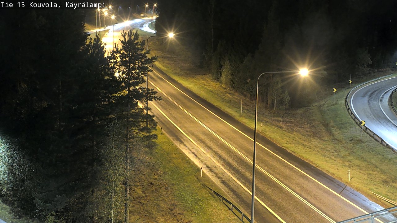 Weather Camera Image Road 15 Kouvola, Käyrälampi, Kouvola, Kymenlaakso