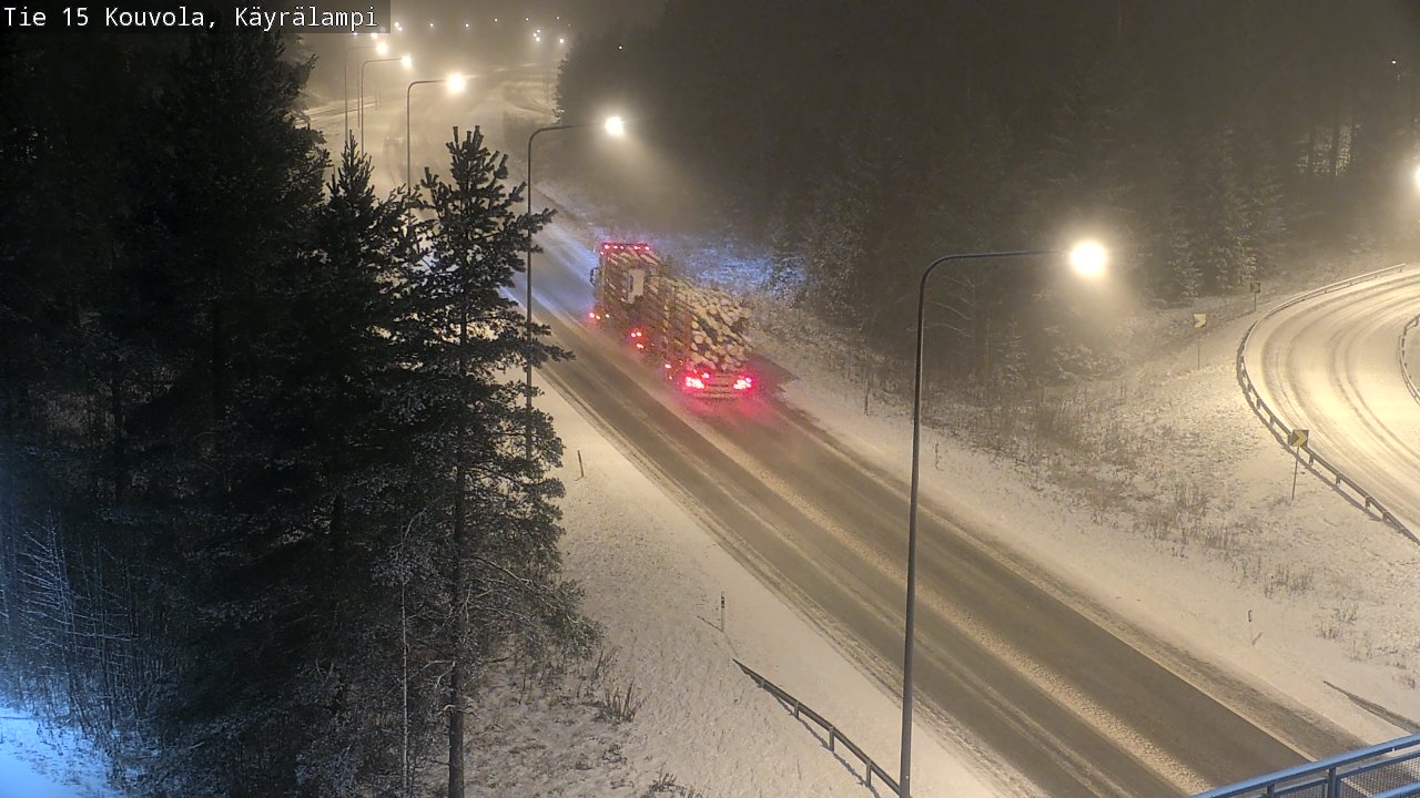 Weather Camera Image Road 15 Kouvola, Käyrälampi, Kouvola, Kymenlaakso
