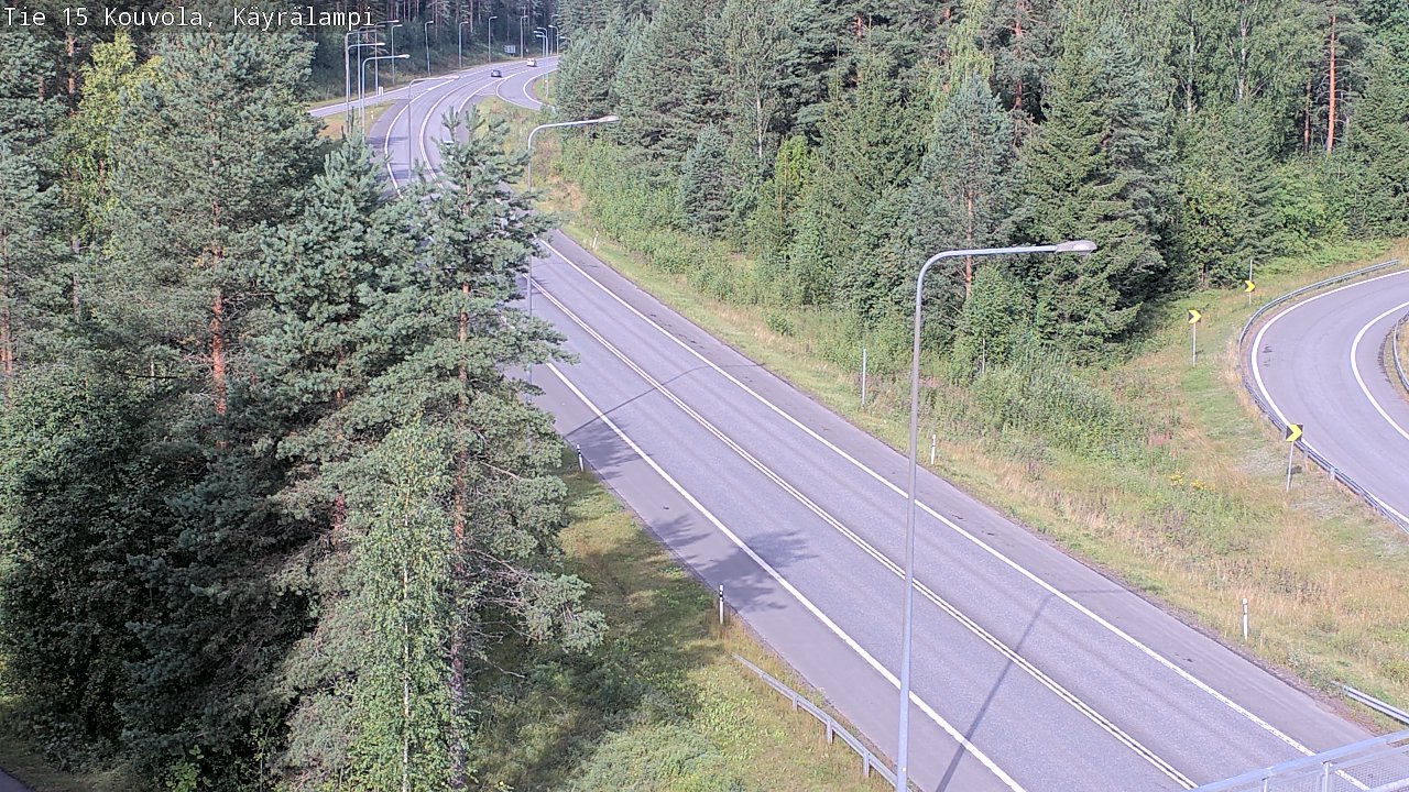 Weather Camera Image Road 15 Kouvola, Käyrälampi, Kouvola, Kymenlaakso