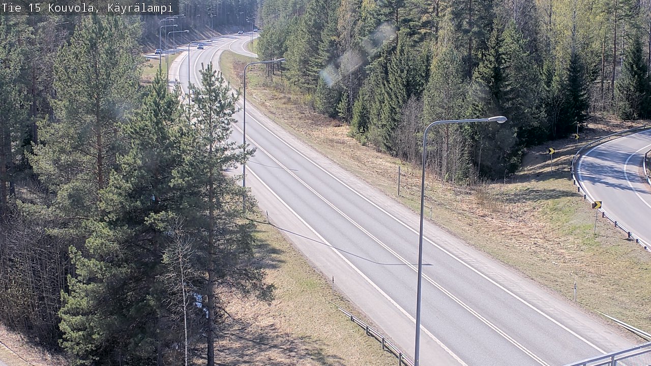 Kelikamerat Kuva Tie 15 Kouvola, Käyrälampi, Kouvola, Kymenlaakso