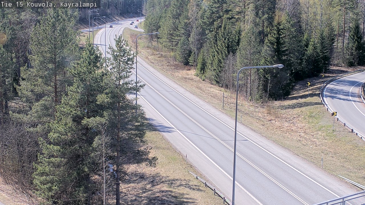 Kelikamerat Kuva Tie 15 Kouvola, Käyrälampi, Kouvola, Kymenlaakso