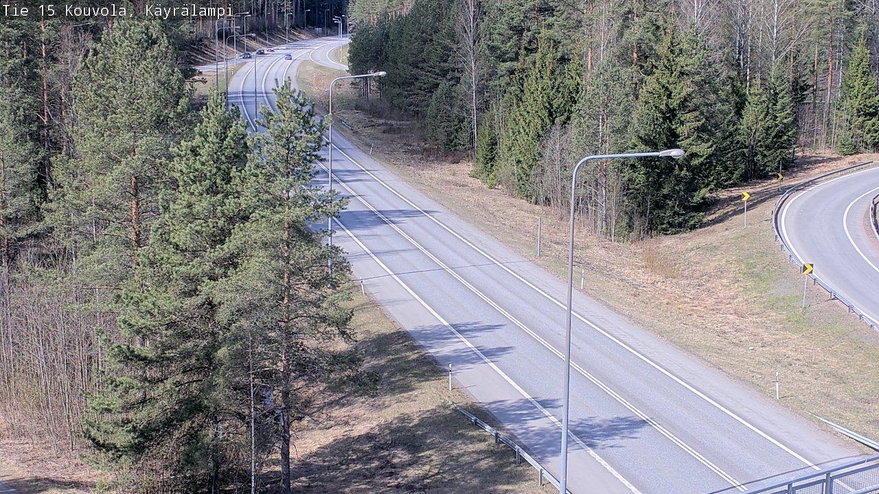 Kelikamerat Kuva Tie 15 Kouvola, Käyrälampi, Kouvola, Kymenlaakso