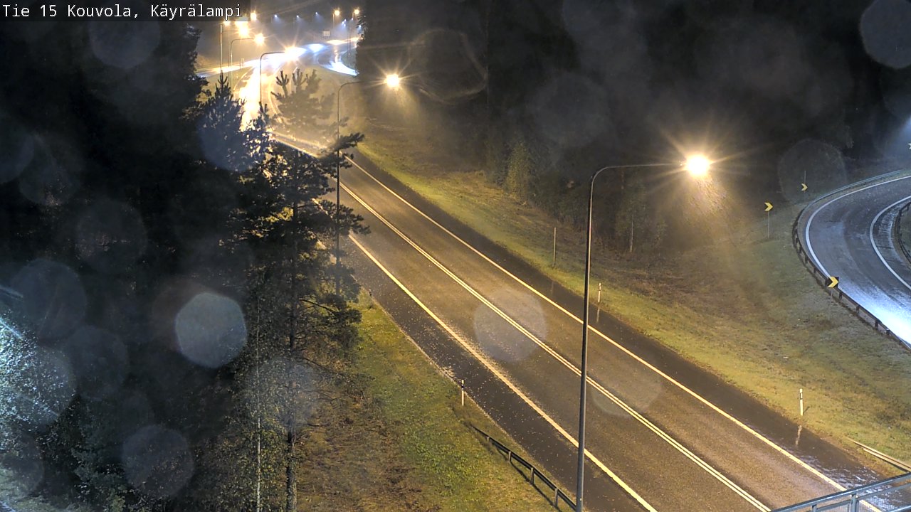 Weather Camera Image Road 15 Kouvola, Käyrälampi, Kouvola, Kymenlaakso