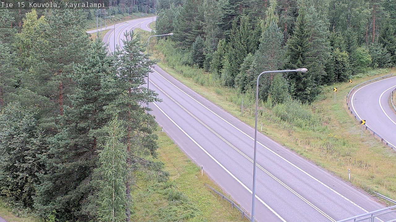 Weather Camera Image Road 15 Kouvola, Käyrälampi, Kouvola, Kymenlaakso