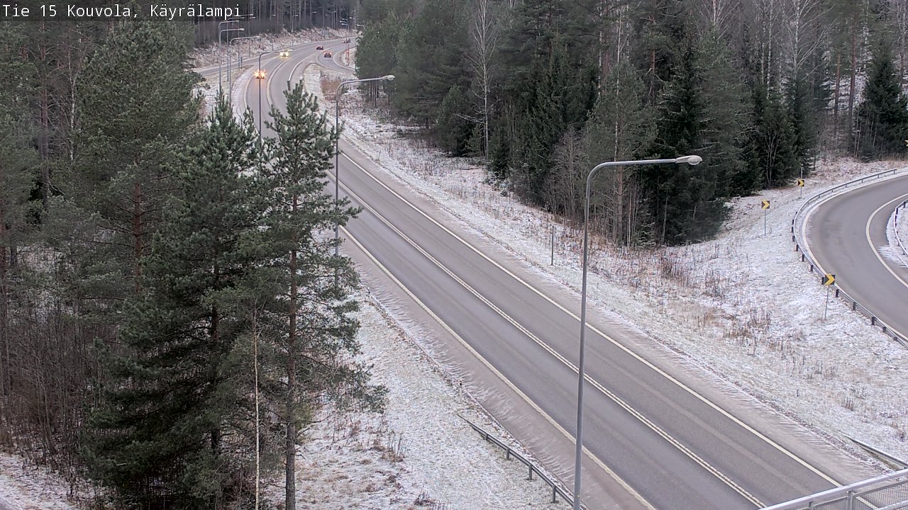 Kelikamerat Kuva Tie 15 Kouvola, Käyrälampi, Kouvola, Kymenlaakso