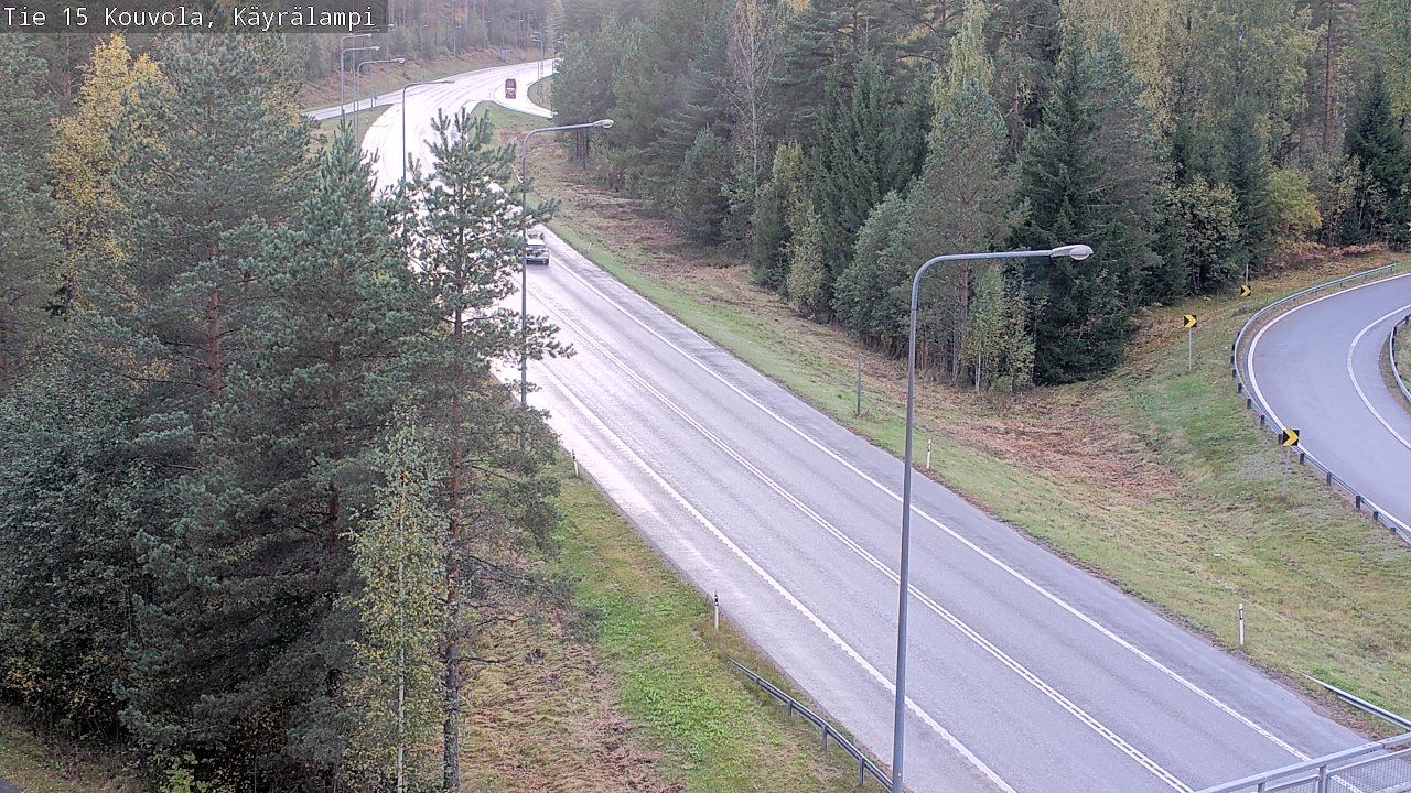 Weather Camera Image Road 15 Kouvola, Käyrälampi, Kouvola, Kymenlaakso