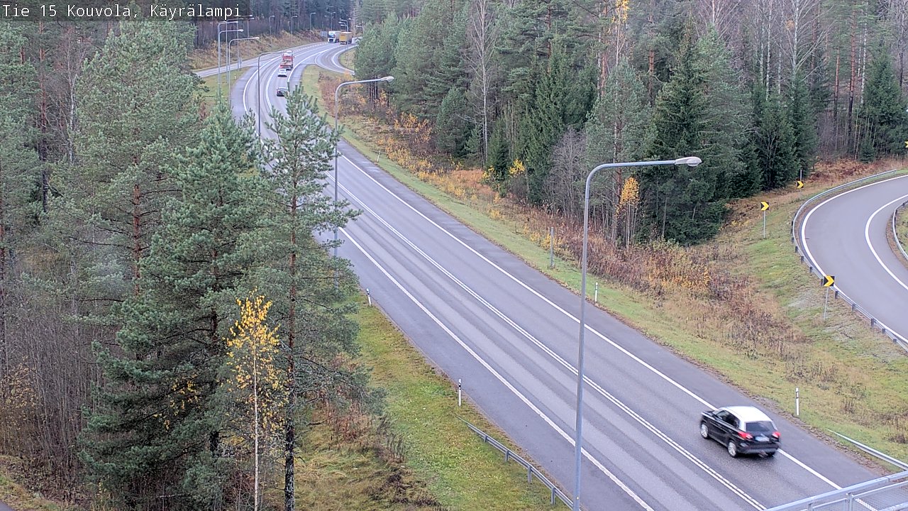 Kelikamerat Kuva Tie 15 Kouvola, Käyrälampi, Kouvola, Kymenlaakso