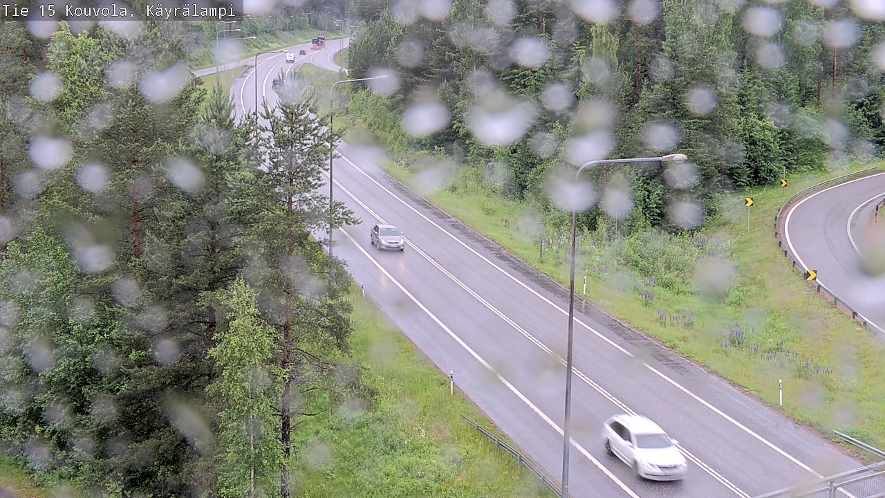 Weather Camera Image Väg 15 Kouvola, Käyrälampi, Kouvola, Kymenlaakso
