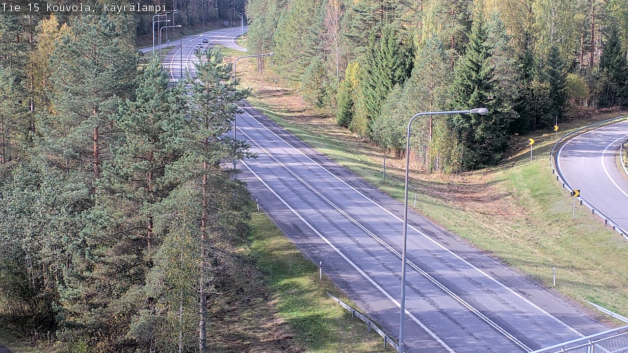 Weather Camera Image Road 15 Kouvola, Käyrälampi, Kouvola, Kymenlaakso