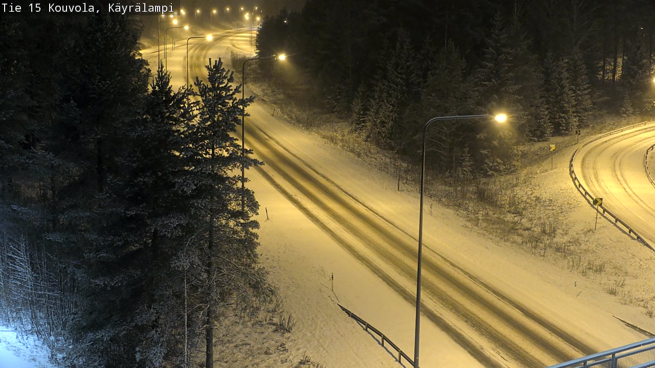 Weather Camera Image Road 15 Kouvola, Käyrälampi, Kouvola, Kymenlaakso