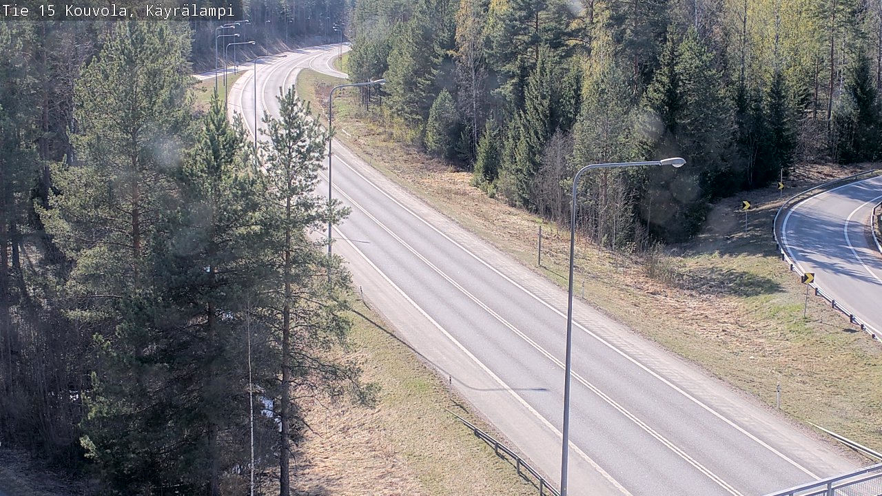 Kelikamerat Kuva Tie 15 Kouvola, Käyrälampi, Kouvola, Kymenlaakso