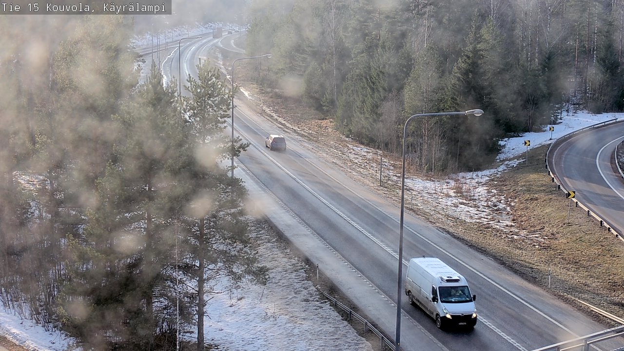 Weather Camera Image Väg 15 Kouvola, Käyrälampi, Kouvola, Kymenlaakso