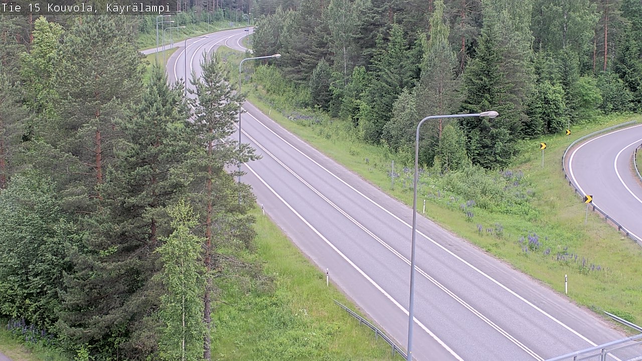 Kelikamerat Kuva Tie 15 Kouvola, Käyrälampi, Kouvola, Kymenlaakso