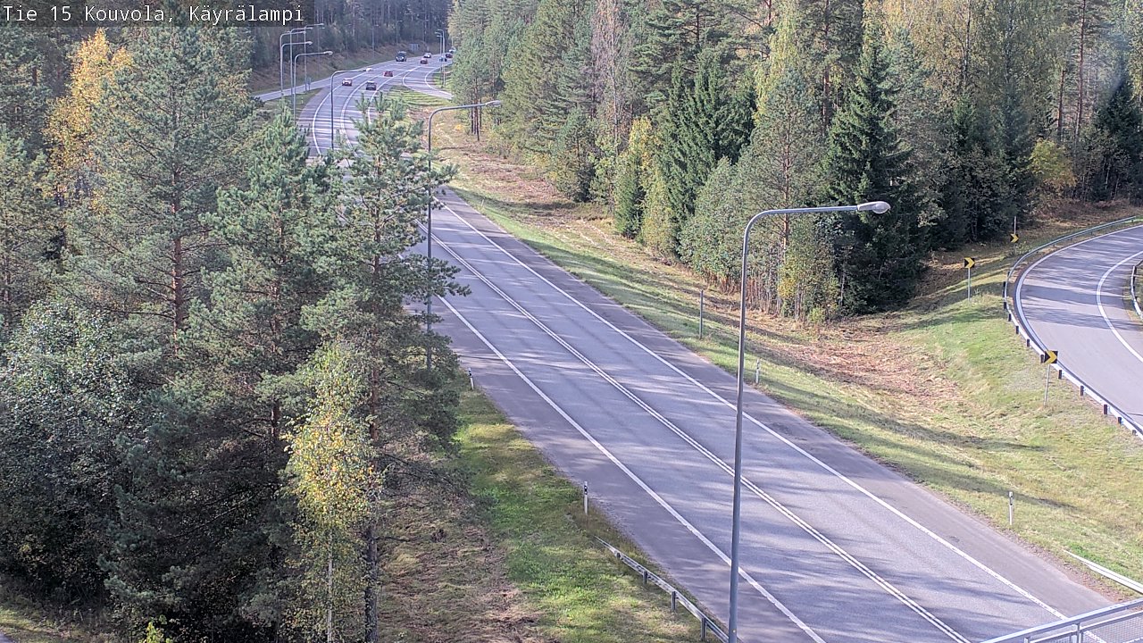 Weather Camera Image Road 15 Kouvola, Käyrälampi, Kouvola, Kymenlaakso
