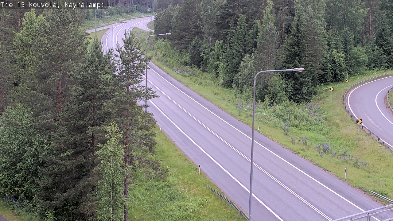 Kelikamerat Kuva Tie 15 Kouvola, Käyrälampi, Kouvola, Kymenlaakso