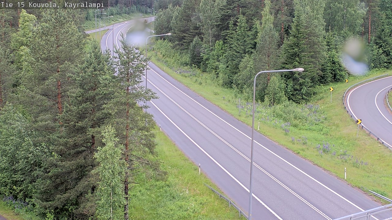 Weather Camera Image Road 15 Kouvola, Käyrälampi, Kouvola, Kymenlaakso