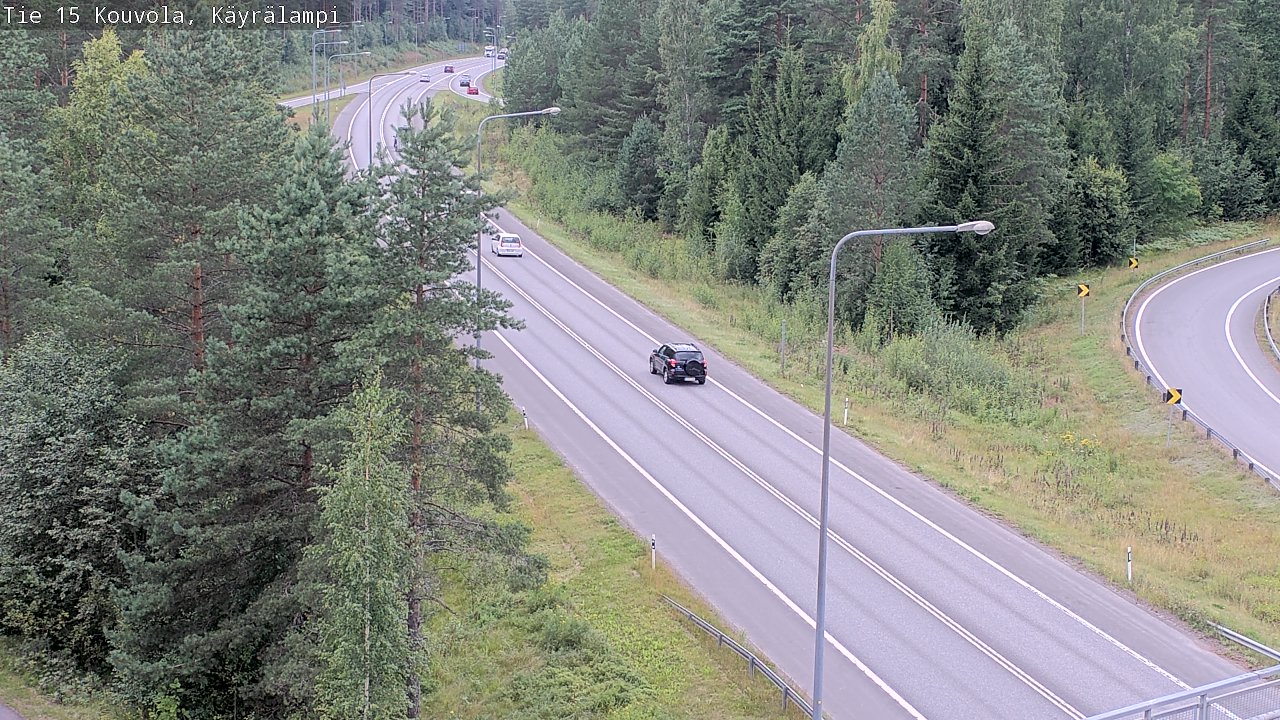 Weather Camera Image Road 15 Kouvola, Käyrälampi, Kouvola, Kymenlaakso