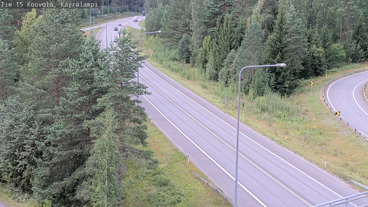 Kelikamerat Kuva Tie 15 Kouvola, Käyrälampi, Kouvola, Kymenlaakso