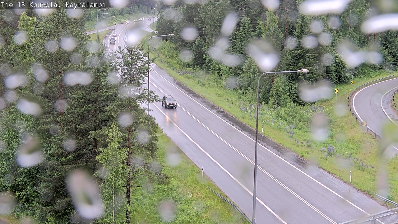 Weather Camera Image Väg 15 Kouvola, Käyrälampi, Kouvola, Kymenlaakso