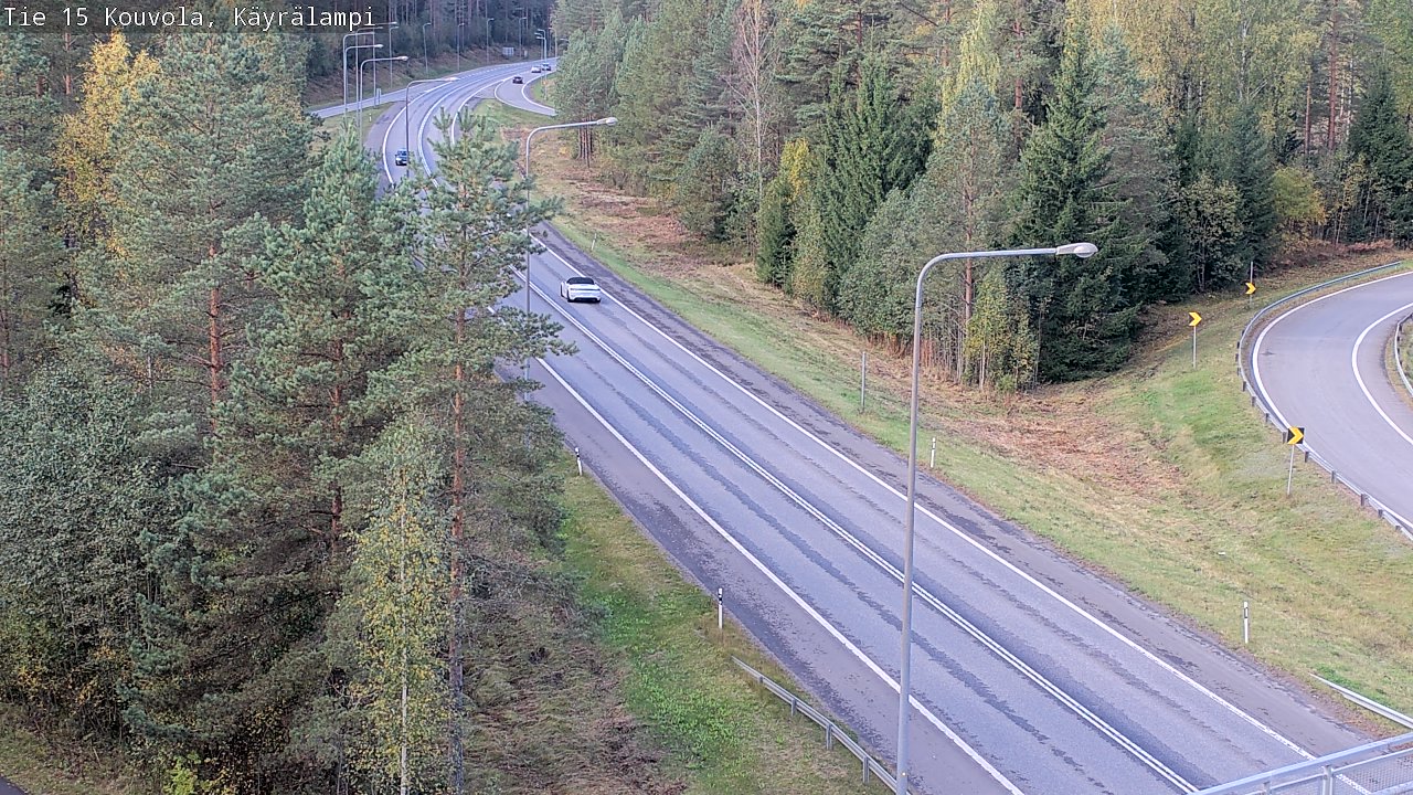 Weather Camera Image Road 15 Kouvola, Käyrälampi, Kouvola, Kymenlaakso