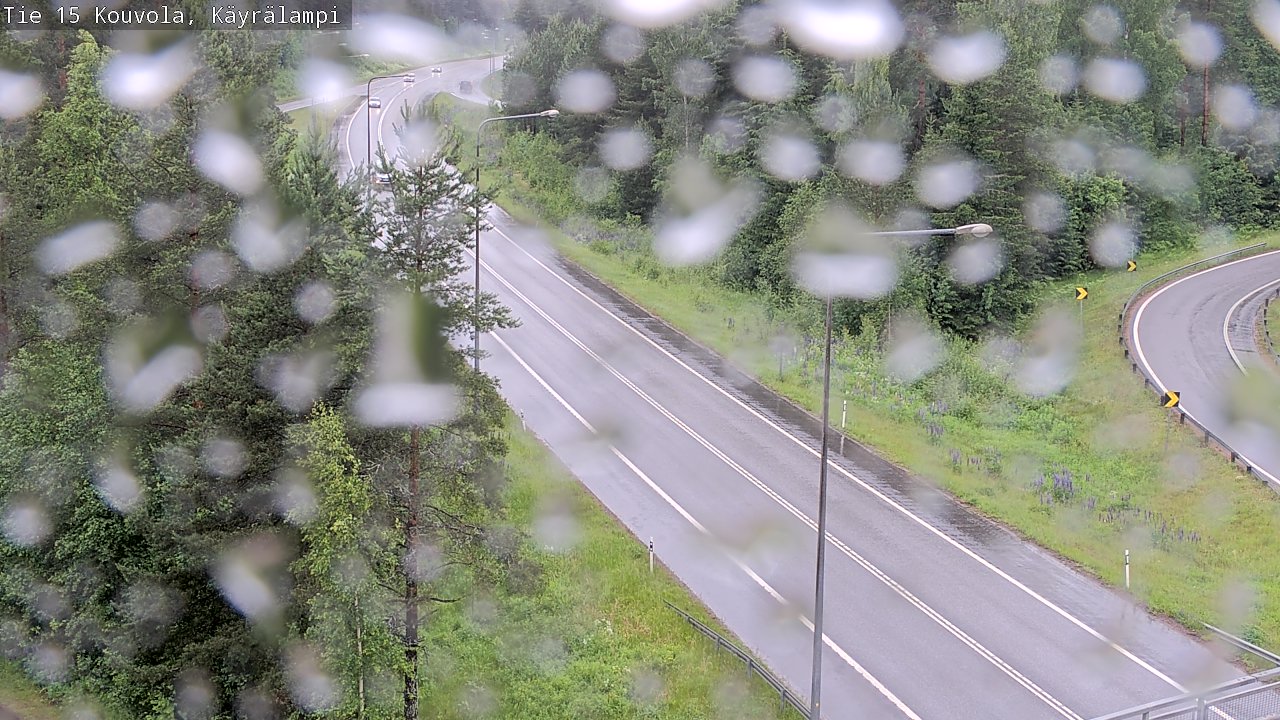 Weather Camera Image Väg 15 Kouvola, Käyrälampi, Kouvola, Kymenlaakso