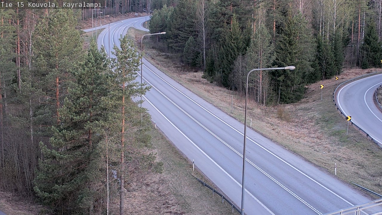 Weather Camera Image Road 15 Kouvola, Käyrälampi, Kouvola, Kymenlaakso