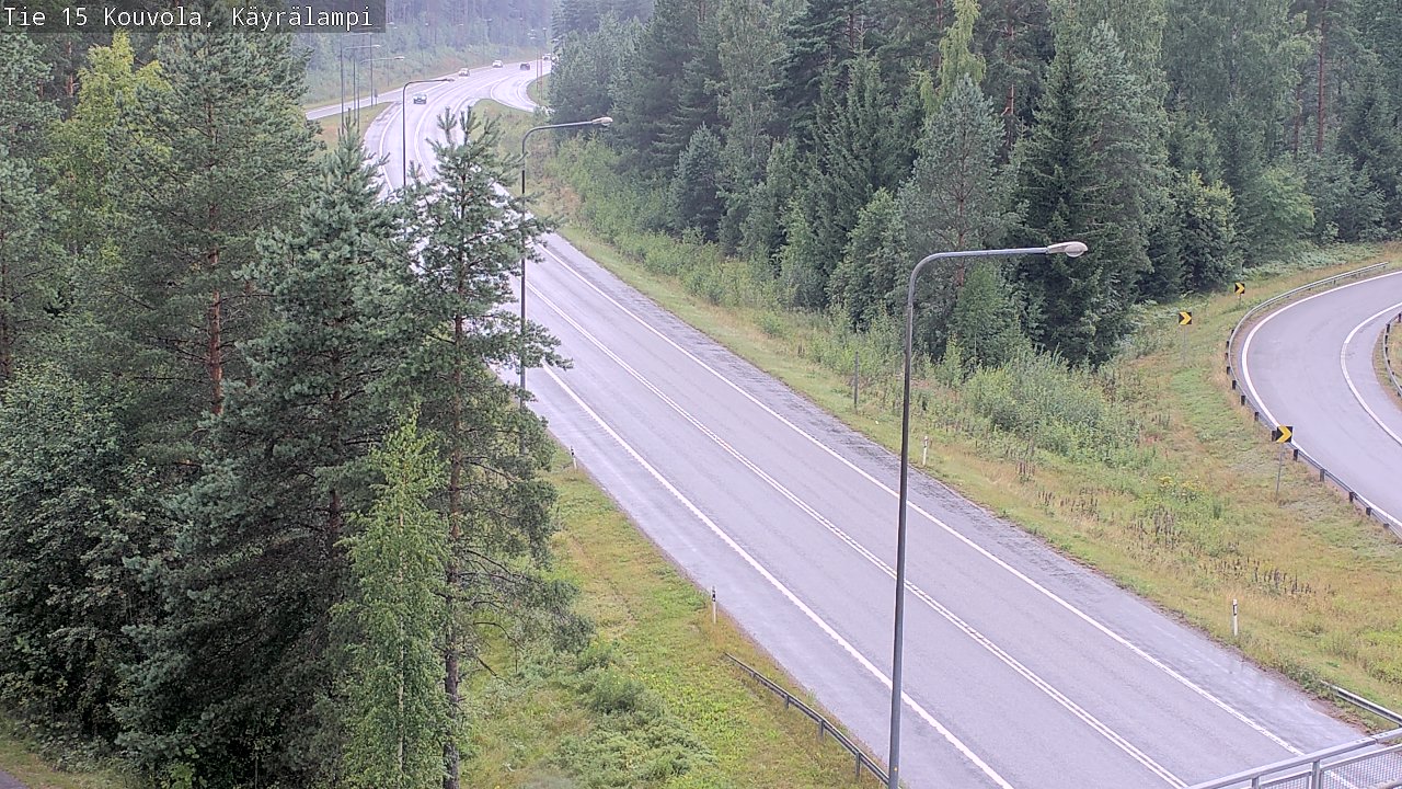 Kelikamerat Kuva Tie 15 Kouvola, Käyrälampi, Kouvola, Kymenlaakso