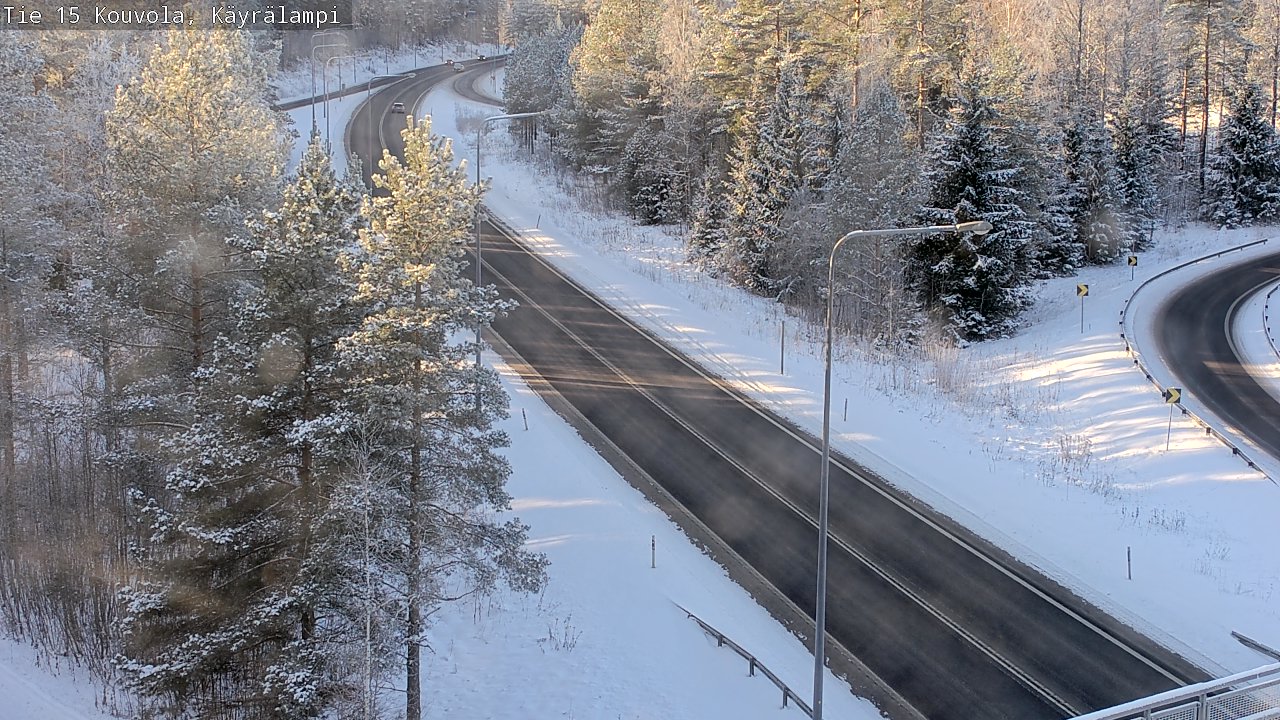 Weather Camera Image Väg 15 Kouvola, Käyrälampi, Kouvola, Kymenlaakso