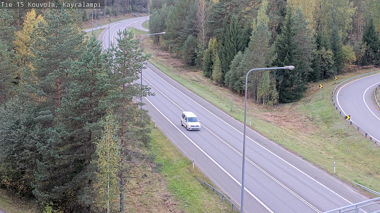 Weather Camera Image Road 15 Kouvola, Käyrälampi, Kouvola, Kymenlaakso