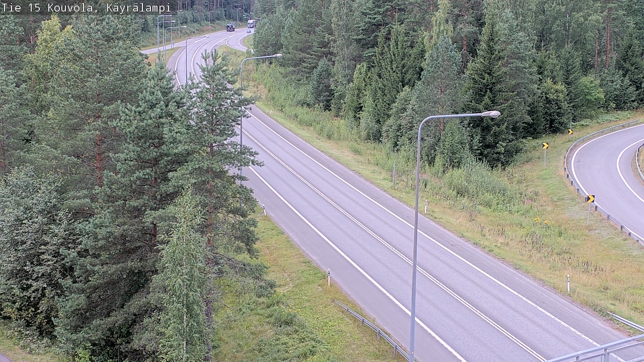 Weather Camera Image Road 15 Kouvola, Käyrälampi, Kouvola, Kymenlaakso