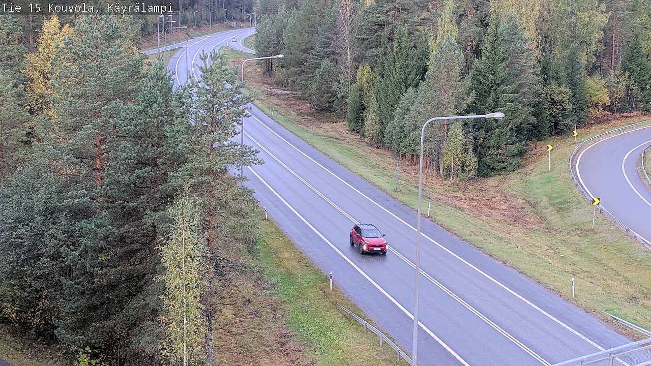 Weather Camera Image Road 15 Kouvola, Käyrälampi, Kouvola, Kymenlaakso