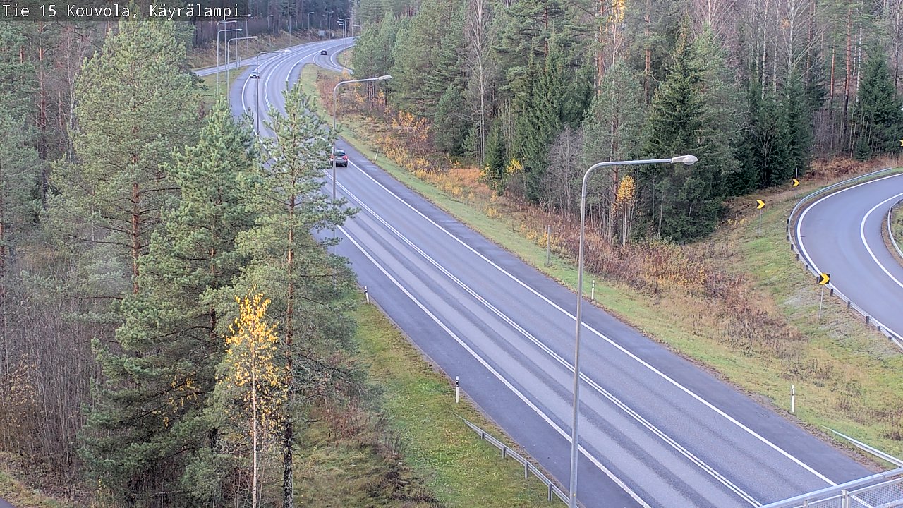 Kelikamerat Kuva Tie 15 Kouvola, Käyrälampi, Kouvola, Kymenlaakso