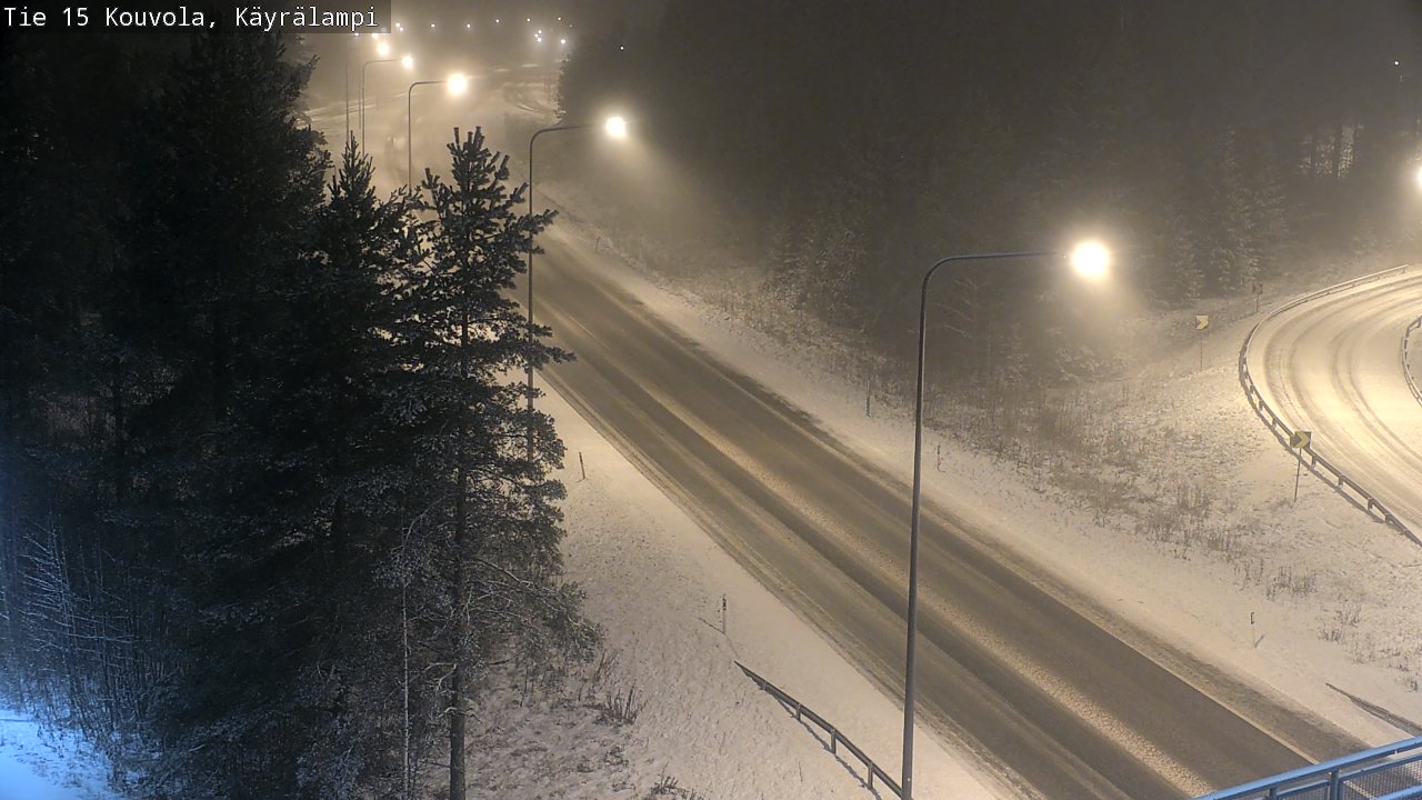Weather Camera Image Road 15 Kouvola, Käyrälampi, Kouvola, Kymenlaakso