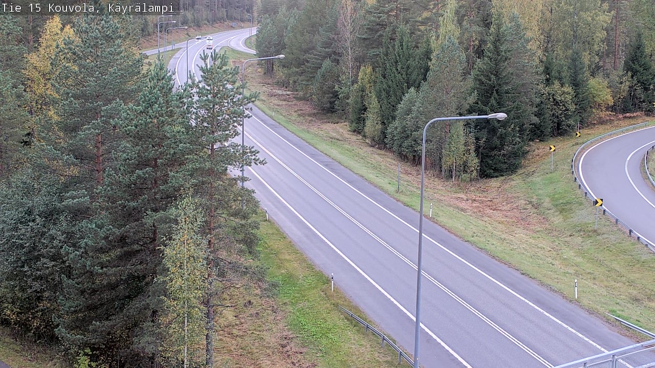 Weather Camera Image Road 15 Kouvola, Käyrälampi, Kouvola, Kymenlaakso