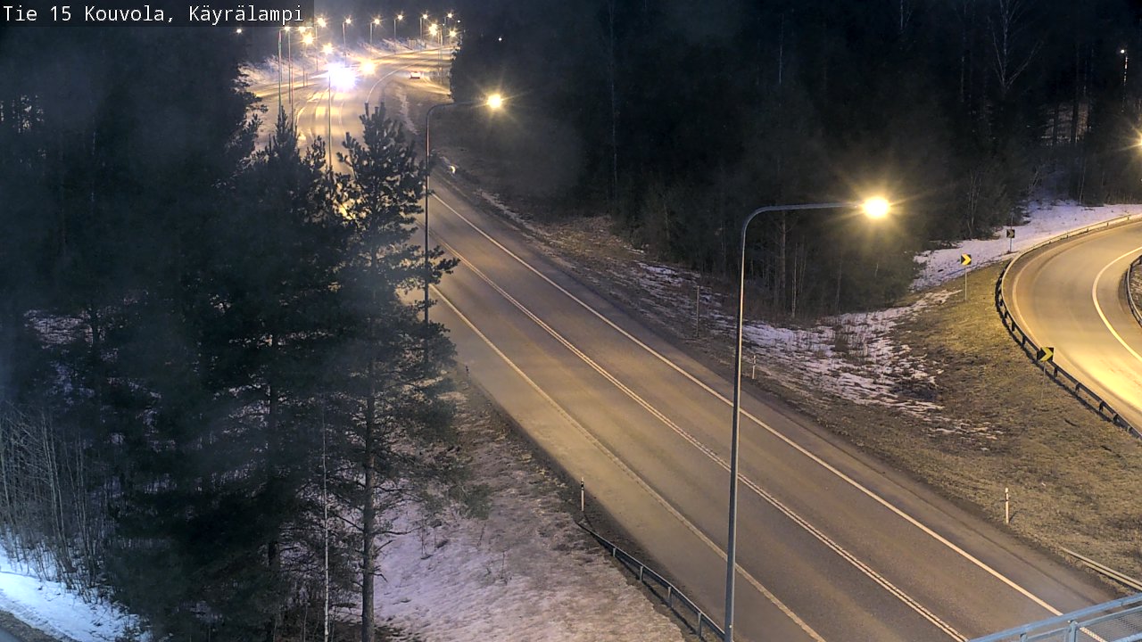 Weather Camera Image Väg 15 Kouvola, Käyrälampi, Kouvola, Kymenlaakso