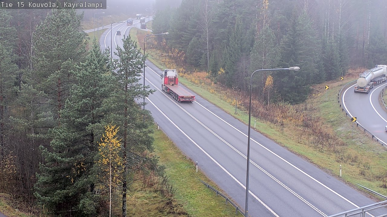 Kelikamerat Kuva Tie 15 Kouvola, Käyrälampi, Kouvola, Kymenlaakso