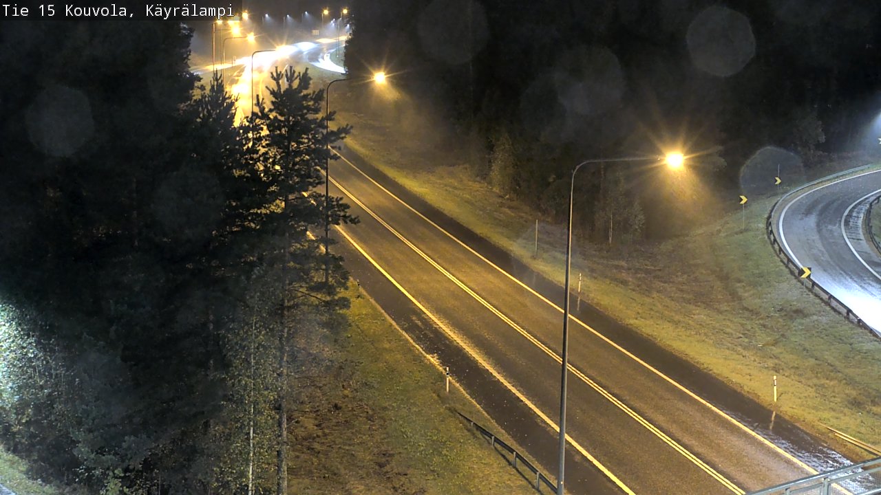 Weather Camera Image Road 15 Kouvola, Käyrälampi, Kouvola, Kymenlaakso